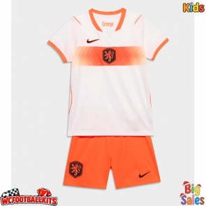 Netherlands Replica Away Stadium Kit for Kids World Cup 2026 Short Sleeve (+ pants)